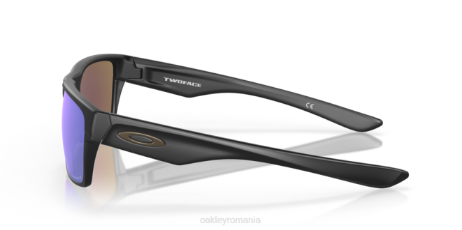 Oakley Lentile polarizate prizm safir, cadru negru mat doua fete ochelari 620J691
