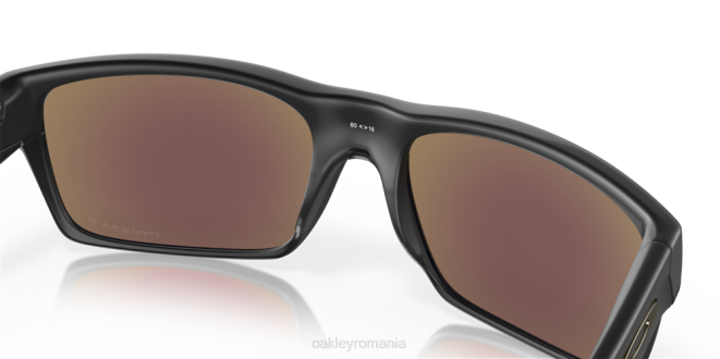 Oakley Lentile polarizate prizm safir, cadru negru mat doua fete ochelari 620J691