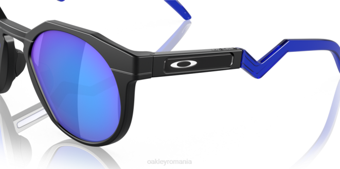 Oakley Lentile polarizate prizm safir, cadru negru mat hstn (potrivire cu punte joasă) ochelari 620J782