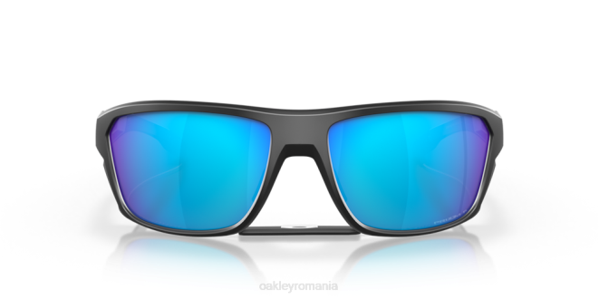 Oakley Lentile polarizate prizm safir, cadru negru mat lovitură divizată ochelari 620J302