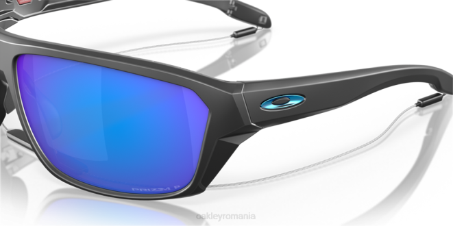 Oakley Lentile polarizate prizm safir, cadru negru mat lovitură divizată ochelari 620J302