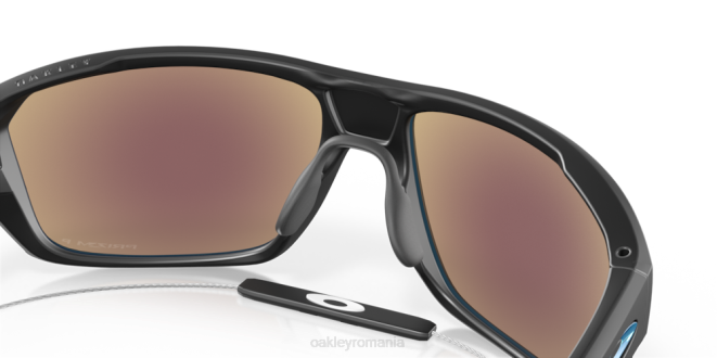 Oakley Lentile polarizate prizm safir, cadru negru mat lovitură divizată ochelari 620J302