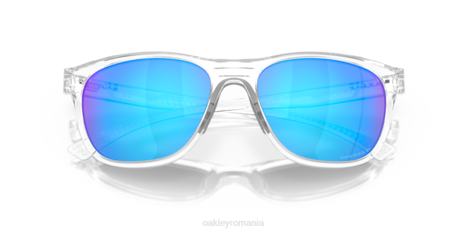 Oakley Lentile polarizate prizm safir, cadru transparent lustruit linie de conducere ochelari 620J1077