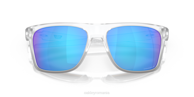 Oakley Lentile polarizate prizm safir, cadru transparent mat leffingwell ochelari 620J186