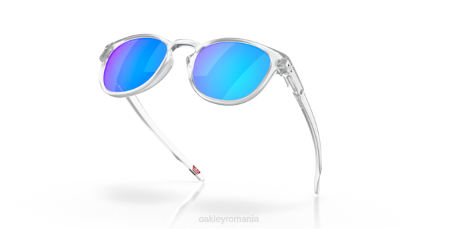 Oakley Lentile polarizate prizm safir, cadru transparent mat zăvor ochelari 620J859
