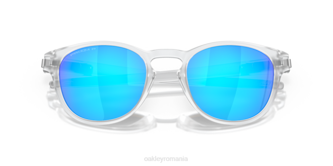 Oakley Lentile polarizate prizm safir, cadru transparent mat zăvor ochelari 620J859