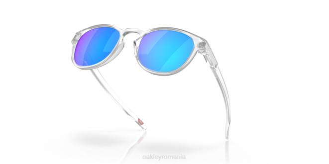 Oakley Lentile polarizate prizm safir, cadru transparent mat zăvor (potrivire cu punte joasă) ochelari 620J911