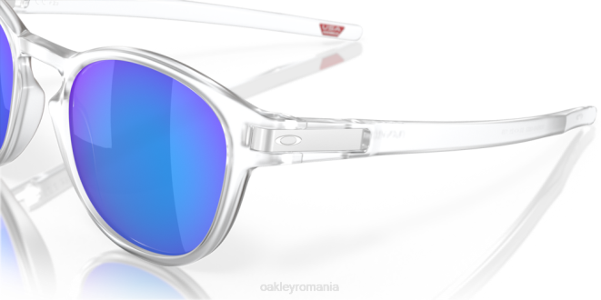 Oakley Lentile polarizate prizm safir, cadru transparent mat zăvor (potrivire cu punte joasă) ochelari 620J911