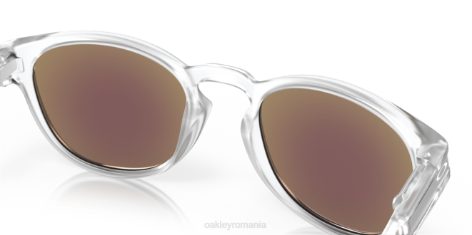 Oakley Lentile polarizate prizm safir, cadru transparent mat zăvor (potrivire cu punte joasă) ochelari 620J911