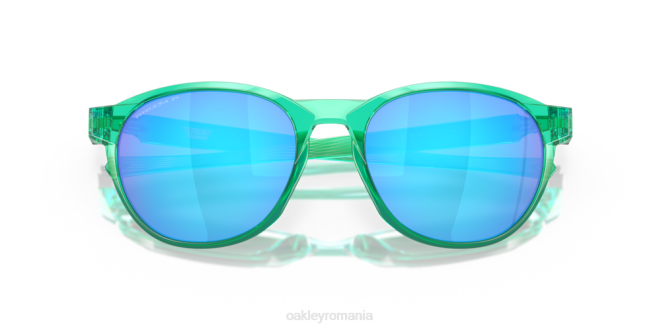 Oakley Lentile polarizate prizm safir, rama celeste transparenta reedmace (potrivire cu punte joasă) ochelari 620J664