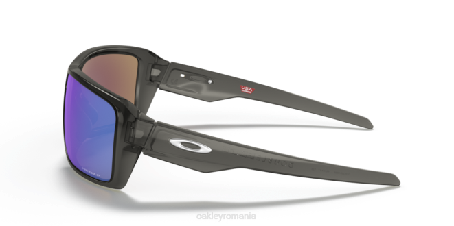 Oakley Lentile polarizate prizm safir, rama fum gri tais dublu ochelari 620J503