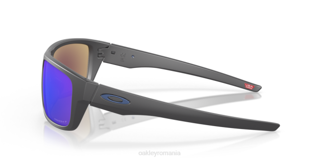 Oakley Lentile polarizate prizm safir, rama gri inchis mat punct scazut ochelari 620J500