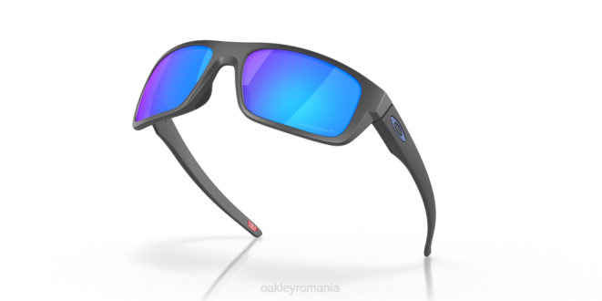 Oakley Lentile polarizate prizm safir, rama gri inchis mat punct scazut ochelari 620J500