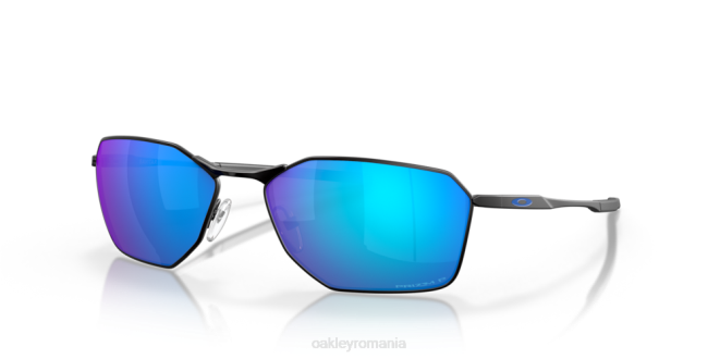 Oakley Lentile polarizate prizm safir, rama neagra satinata savitar ochelari 620J542