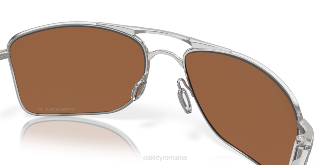 Oakley Lentile polarizate prizm tungsten, cadru cromat lustruit ecartamentul 8 ochelari 620J514
