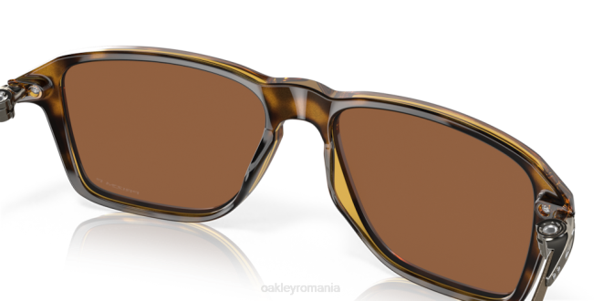 Oakley Lentile polarizate prizm tungsten, rama broasca testoasa maro lustruita casă de roată ochelari 620J1038