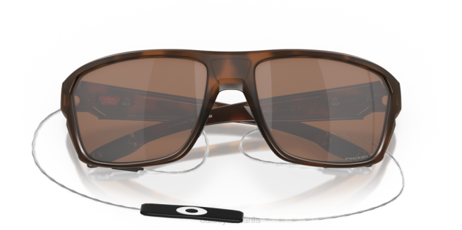 Oakley Lentile polarizate prizm tungsten, rama broasca testoasa mata lovitură divizată ochelari 620J297