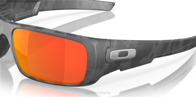Oakley Lentile polarizate ruby ​​iridium, cadru camo negru mat arbore cotit ochelari 620J256