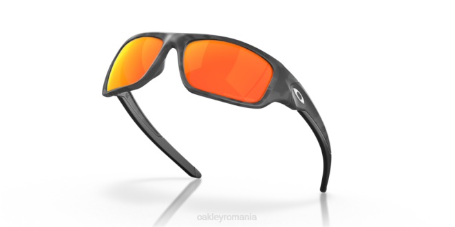 Oakley Lentile polarizate ruby ​​iridium, cadru camo negru mat supapă ochelari 620J778