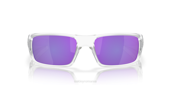 Oakley Lentile polarizate violet iridiu, rama transparenta mata arbore cotit ochelari 620J254