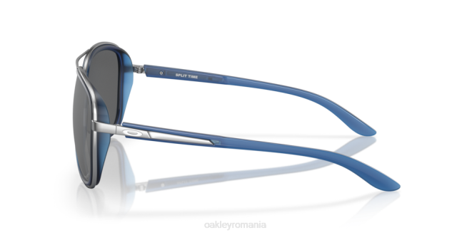 Oakley Lentile prizm negre, cadru albastru transparent mat timp fracționat ochelari 620J443