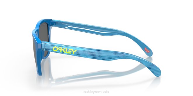 Oakley Lentile prizm negre, cadru din safir lustruit de înaltă rezoluție frogskins (potrivire low bridge) colecție de înaltă rezoluție ochelari 620J823
