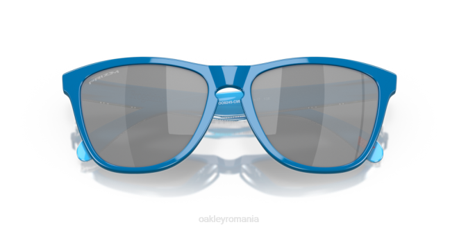Oakley Lentile prizm negre, cadru din safir lustruit de înaltă rezoluție frogskins (potrivire low bridge) colecție de înaltă rezoluție ochelari 620J823