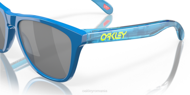 Oakley Lentile prizm negre, cadru din safir lustruit de înaltă rezoluție frogskins (potrivire low bridge) colecție de înaltă rezoluție ochelari 620J823