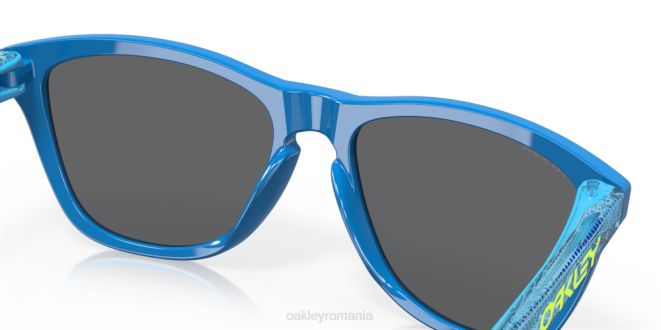 Oakley Lentile prizm negre, cadru din safir lustruit de înaltă rezoluție frogskins (potrivire low bridge) colecție de înaltă rezoluție ochelari 620J823