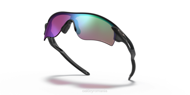 Oakley Lentile prizm road jade, cadru negru mat cale de blocare radar (potrivire joasă a podului) ochelari 620J714