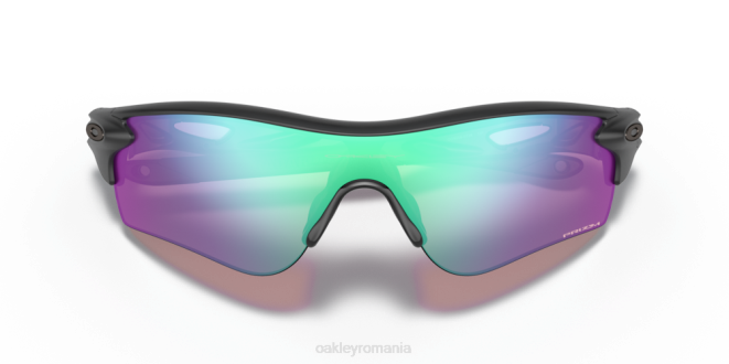 Oakley Lentile prizm road jade, cadru negru mat cale de blocare radar (potrivire joasă a podului) ochelari 620J714