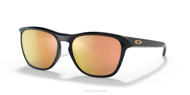 lentile prizm rose gold, cadru negru lustruit