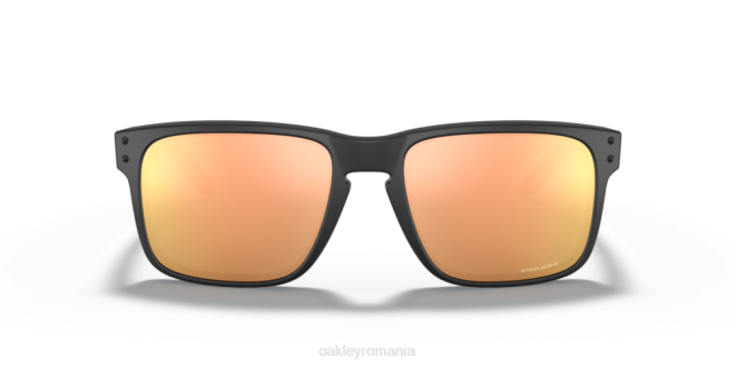 Oakley Lentile prizm rose gold, cadru negru mat Holbrook (potrivire cu punte joasă) ochelari 620J794