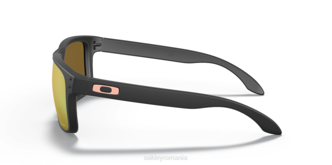 Oakley Lentile prizm rose gold, cadru negru mat Holbrook (potrivire cu punte joasă) ochelari 620J794