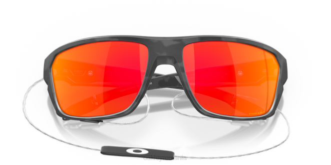 Oakley Lentile prizm rubin, cadru camo negru mat lovitură divizată ochelari 620J303