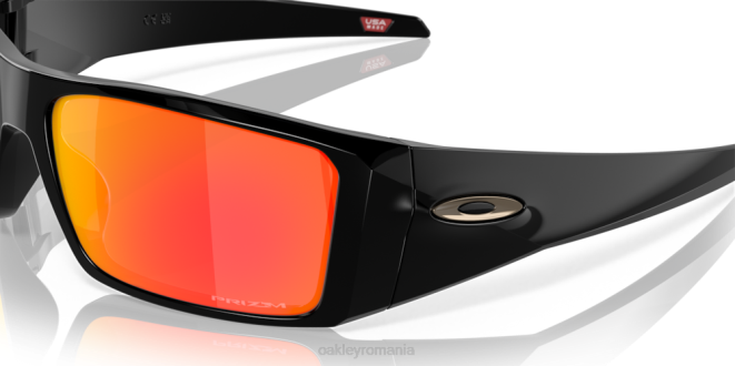 Oakley Lentile prizm rubin, cadru negru lustruit heliostat ochelari 620J759