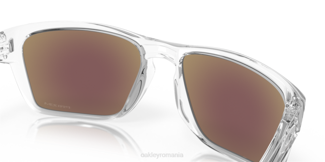 Oakley Lentile prizm safir, cadru transparent lustruit sylas (potrivire cu punte joasă) ochelari 620J962