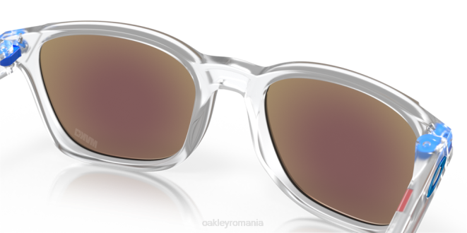 Oakley Lentile prizm safir, cadru transparent mat ojector maverick vinales collection ochelari 620J581