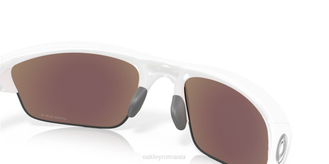 Oakley Lentile prizm safir, rama alba jumătate de jachetă 2.0 (podeală joasă) ochelari 620J684