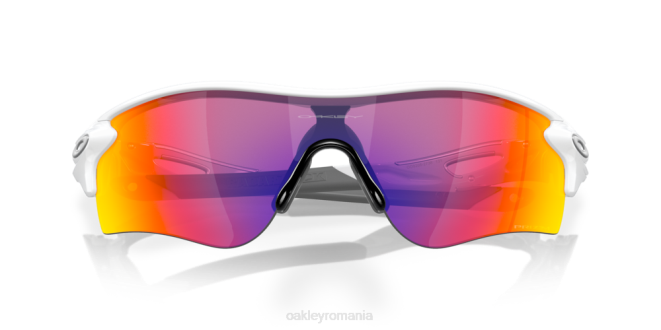 Oakley Lentile rutiere prizm, cadru alb lustruit cale de blocare radar (potrivire joasă a podului) ochelari 620J702