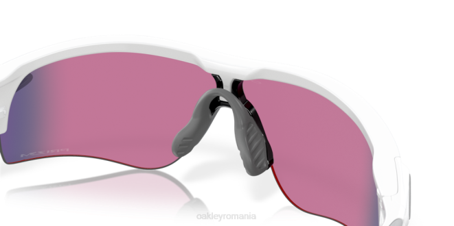 Oakley Lentile rutiere prizm, cadru alb lustruit cale de blocare radar (potrivire joasă a podului) ochelari 620J702