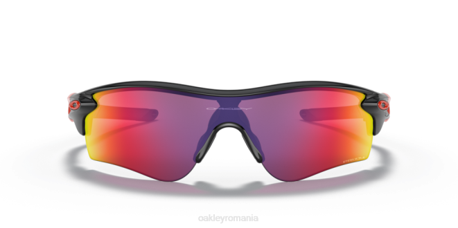 Oakley Lentile rutiere prizm, cadru negru lustruit cale de blocare radar (potrivire joasă a podului) ochelari 620J704