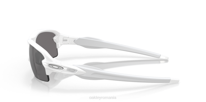 Oakley lentile ardezie iridium, cadru alb lustruit flak 2.0 (podență joasă) ochelari 620J865