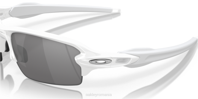 Oakley lentile ardezie iridium, cadru alb lustruit flak 2.0 (podență joasă) ochelari 620J865