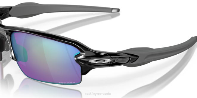 Oakley lentile de golf prizm, ramă de cerneală neagră lustruită flak 2.0 (podență joasă) ochelari 620J861