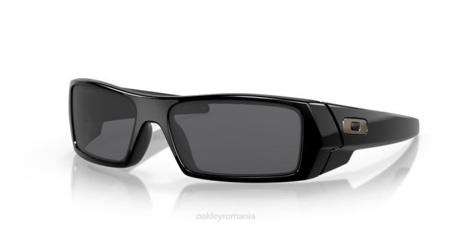 Oakley lentile gri, cadru negru lustruit Canistră de benzină ochelari 620J313