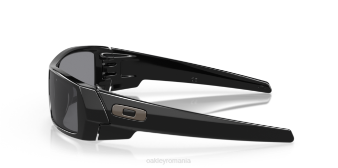 Oakley lentile gri, cadru negru lustruit Canistră de benzină ochelari 620J313