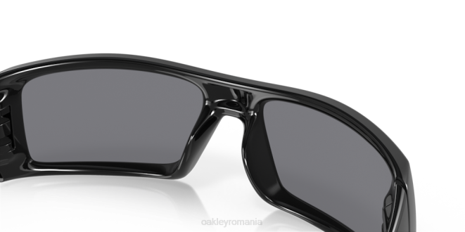 Oakley lentile gri, cadru negru lustruit Canistră de benzină ochelari 620J313