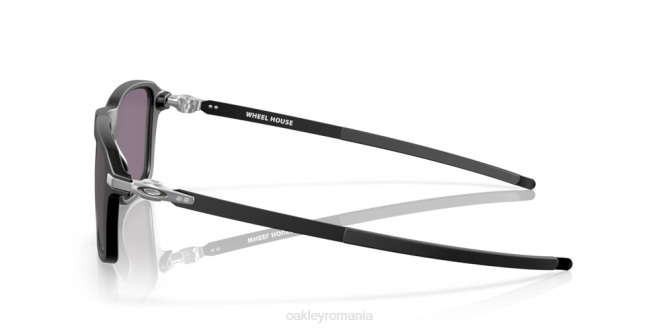 Oakley lentile gri prizm, rama neagra satinata casă de roată ochelari 620J1036