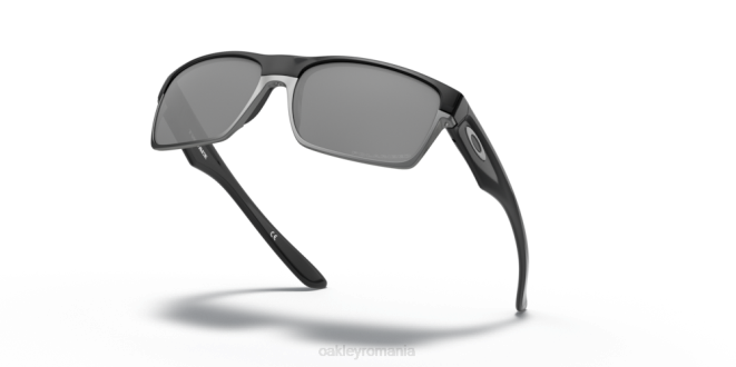 Oakley lentile polarizate cu iridiu negru, cadru negru lustruit două fețe (potrivire cu punte joasă) ochelari 620J846